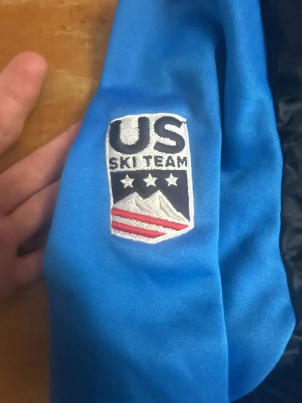 Spyder US ski team hooded puffer
